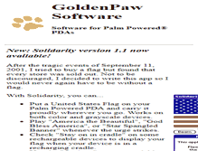 Tablet Screenshot of goldenpaw.com